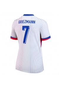 Frankrike Antoine Griezmann #7 Fotballdrakt Borte Klær Dame EM 2024 Korte ermer